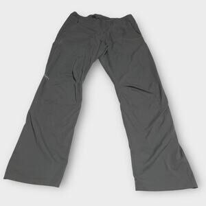 Arcteryx Full Zip Pants Mens Size Medium Gray Rain Pants, Waist Size 33 33x32
